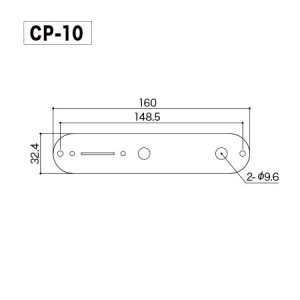 Painel para Tele CP-10 Chrome