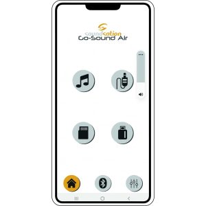 SOUNDSATION GO-SOUND 12AIR 800W Coluna 12″ com bateria, MP3 e microfone VHF
