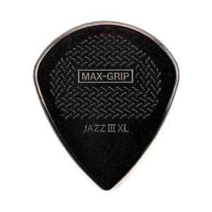 Saco com 24 palhetas NYLON Max Grip Jazz III 581RXLS (preto)