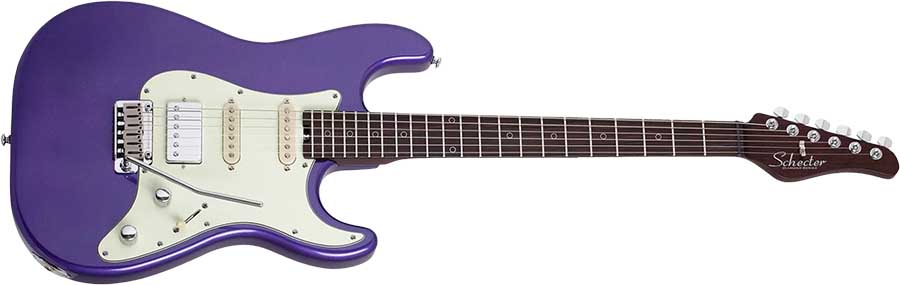SCHECTER NICK JOHNSTON TRAD HSS 10th Anniversary Atomic Violet