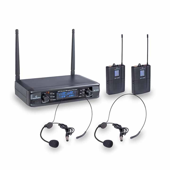 SOUNDSATION WF-U300PP-A1 Sistema s/fios c/2 headsets